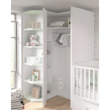 Armario rincon puertas plegables Ros Mini
