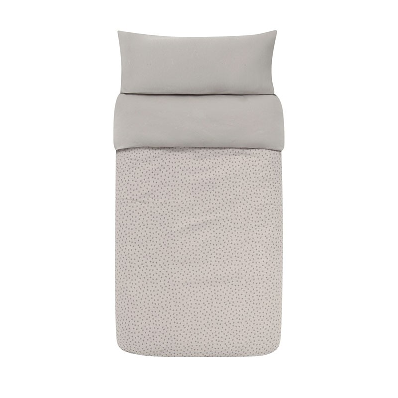 Funda Nordica cuna Night Stories Piedra