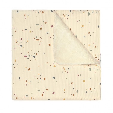 Manta Pelo Confetti Ivory