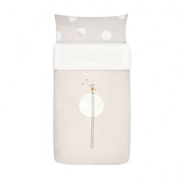 Funda Nordica minicuna Dreamer Gris