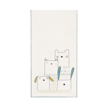 Colcha y protector de cuna Wild