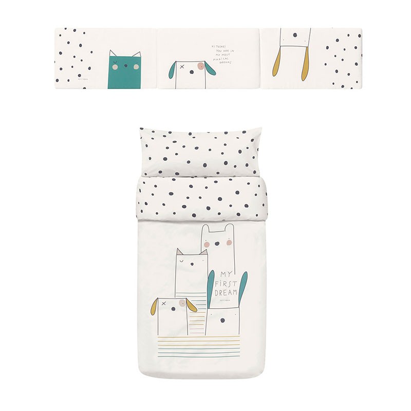 Funda nordica y protector cuna Wild