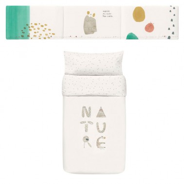 Funda nordica y protector cuna Nature