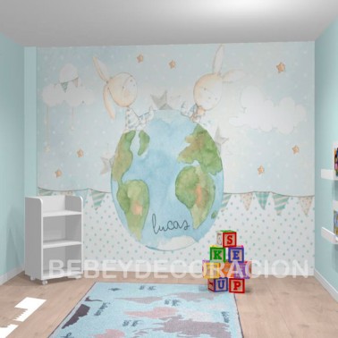 Mural Tu yo y el mundo