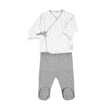 Jubon y polaina Mini Stella Blanco