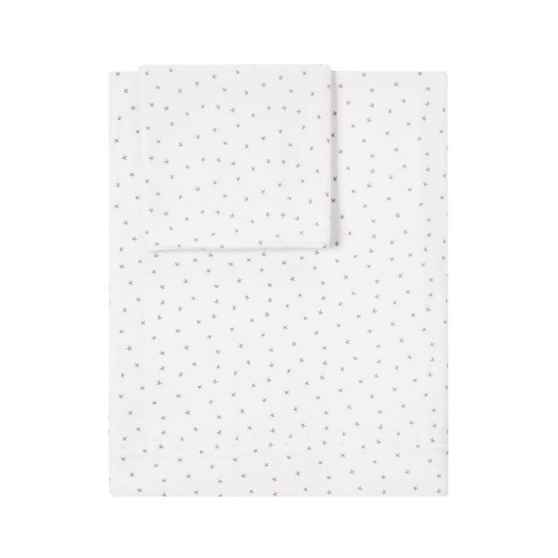 sabanas minicuna mini stella blanco de babyclic