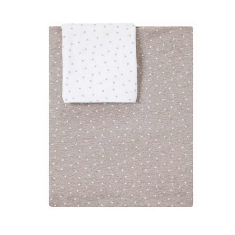 sabanas mini stella gris babyclic