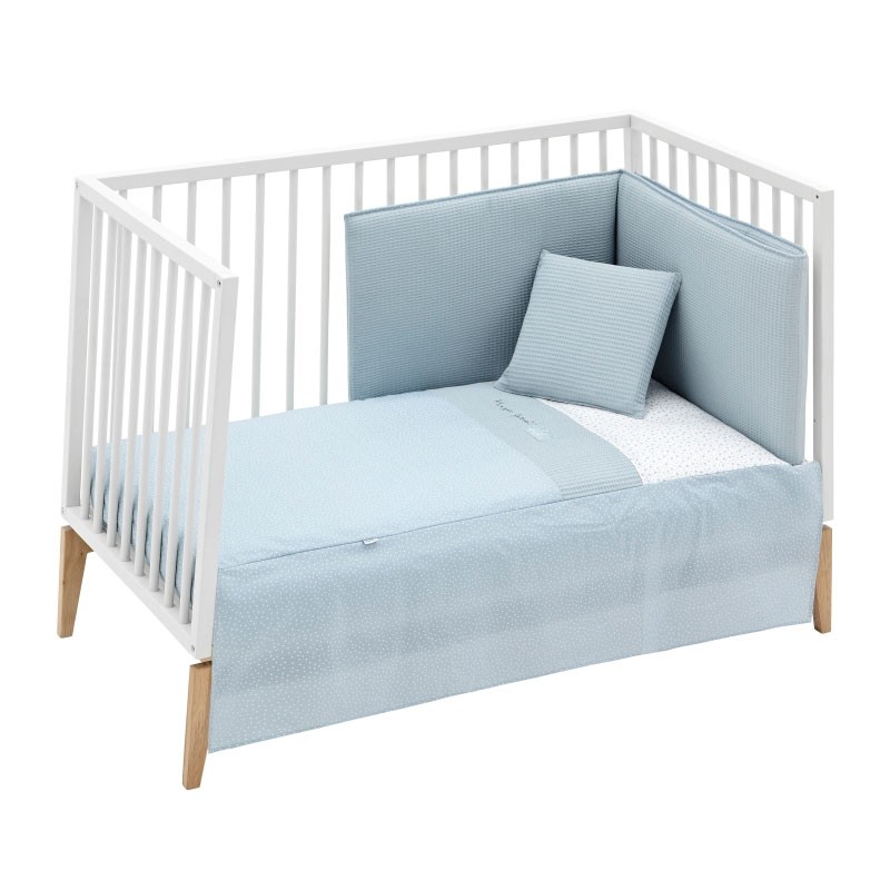 Pack colcha cuna Forest azul