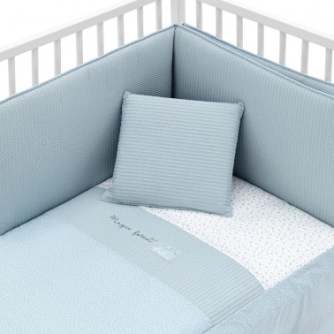 Pack colcha cuna Forest azul