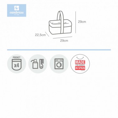 Cesta canastilla Forest Rosa