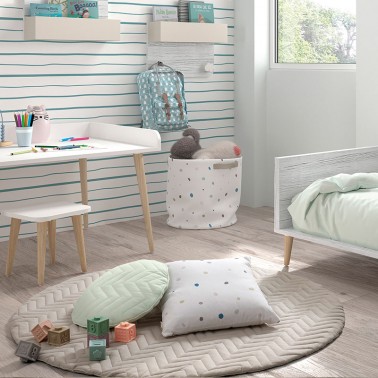 Alfombra Liso Linen Ros Mini