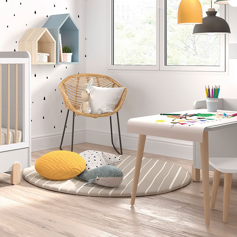 Alfombra Lines Caliza Ros Mini