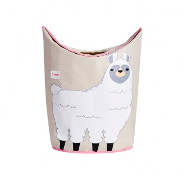 Cesto Ropa Llama