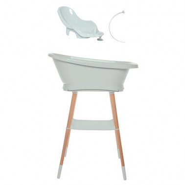 Set Bañera Sense Sky Green Bebejou