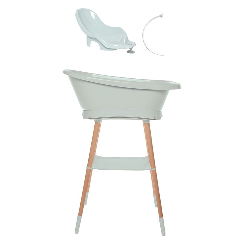 Set Bañera Sense Sky Green Bebejou