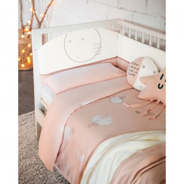 Funda Nordica cuna Nuit Rosa