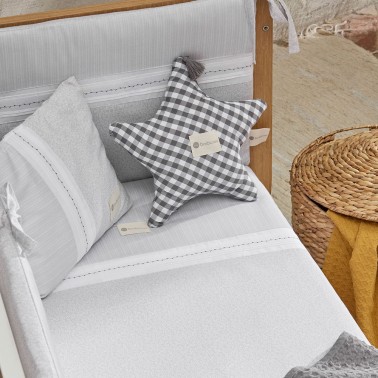 Protector cuna Provenza Gris