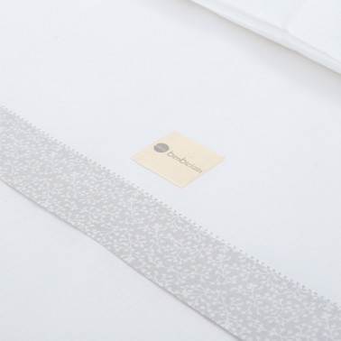 Sabanas Cuna Provenza Gris