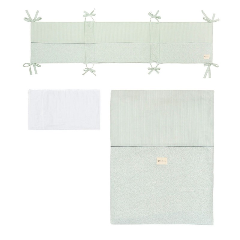 Pack Nordico y protector cuna Provenza Verde