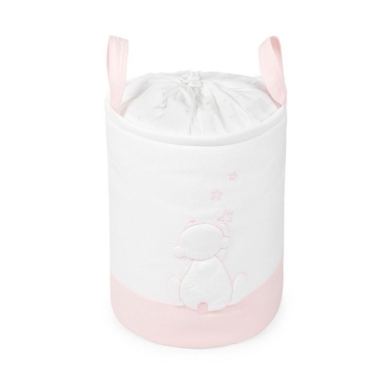 Cesta almacenaje Teddy Rosa