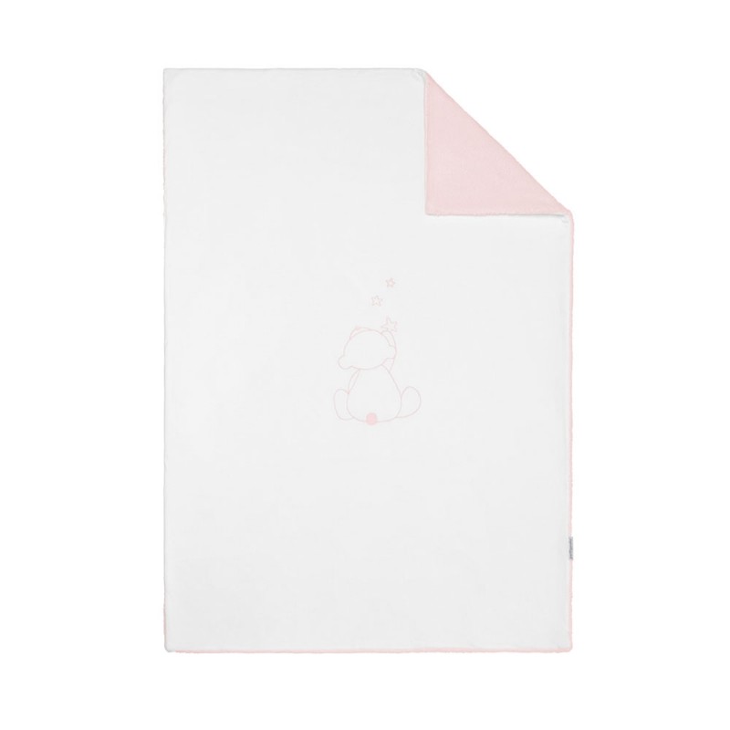 Manta Teddy Rosa