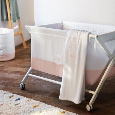 Minicuna tijera Teddy Rosa