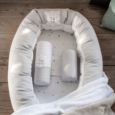 Cojin Antivuelco Teddy Gris