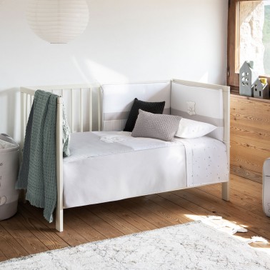 Cojin Bee Gris Perla Petit Praia