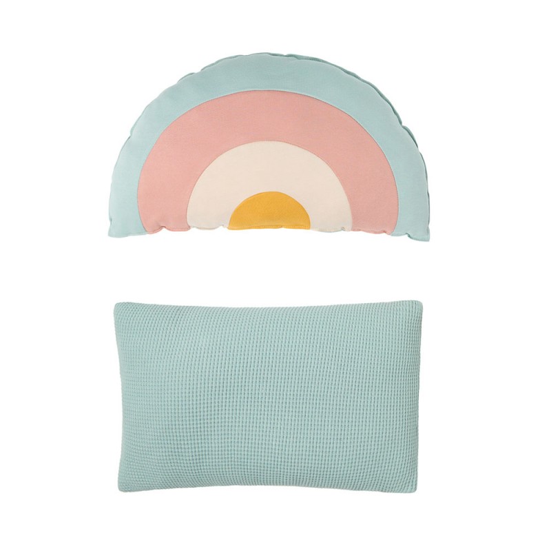 Set cojines Rainbow Garden