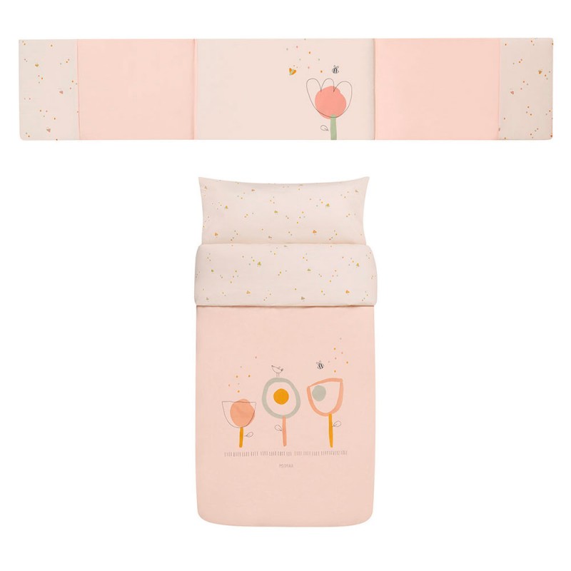 Funda nordica y protector cuna Garden