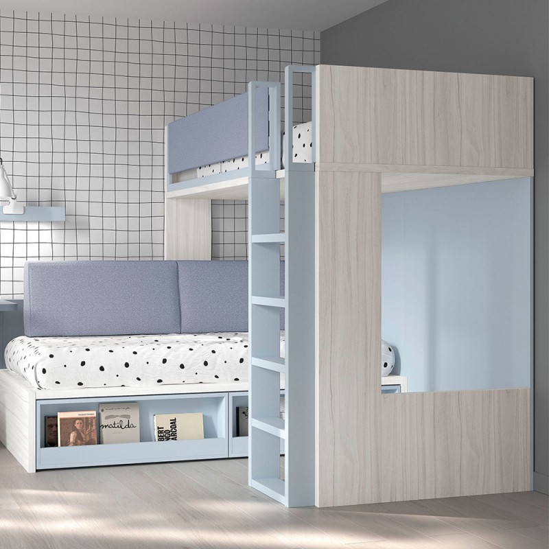 Litera Trak espacio inferior escalera frontal Mood