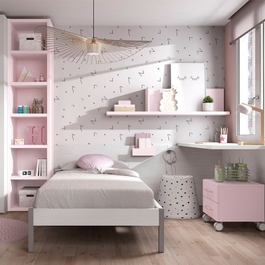 Estante con trasera y costado Ros