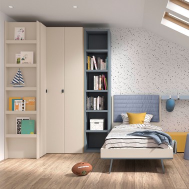 Armario rincon puertas plegables Ros Mini