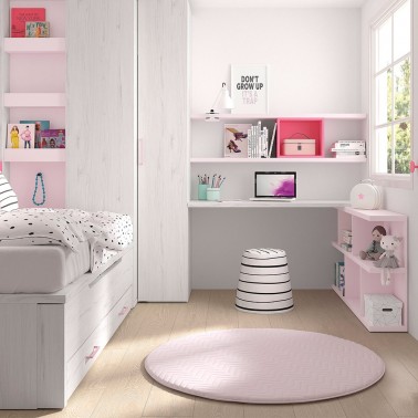 Alfombra Liso Malva Ros Mini