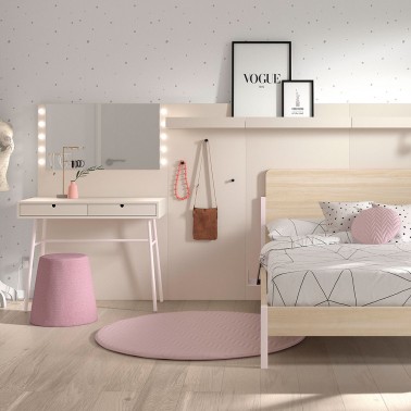 Alfombra Liso Malva Ros Mini