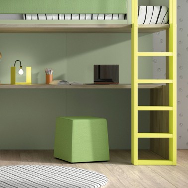 Puff Trapecio Tapizado