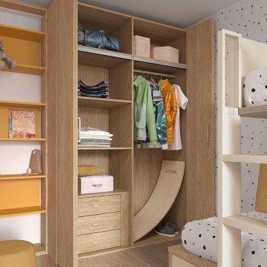 Armario dos puertas plegables Mood