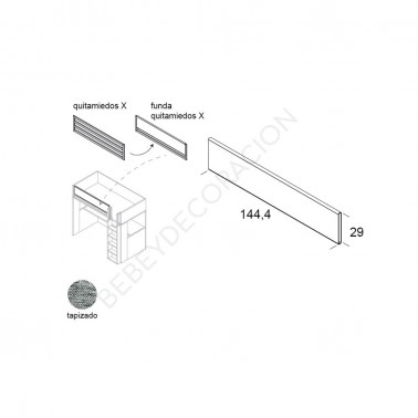 Litera tren 164 cm Mood