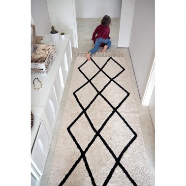 Alfombra Lavable Bereber Crema Pasillo