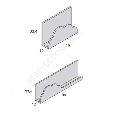 Estante para cuentos Nube Mood Ros Mini