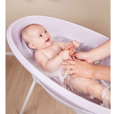 Set bañera Lila Moteado Luma