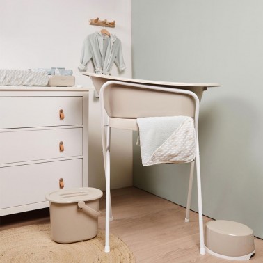 Set Bañera Termobath Beige Bebejou