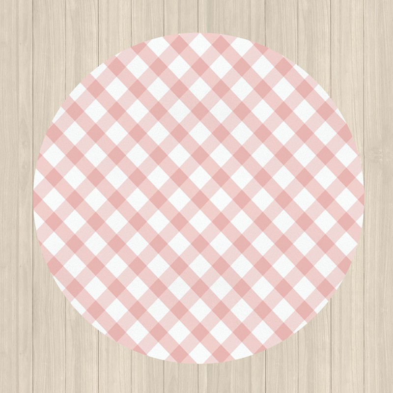 Alfombra vinilica Vichy Rose