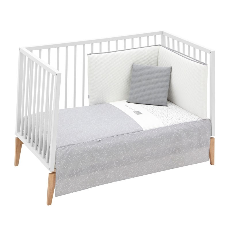 Pack colcha cuna Forest Gris