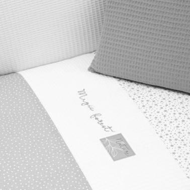 Pack colcha cuna Forest Gris