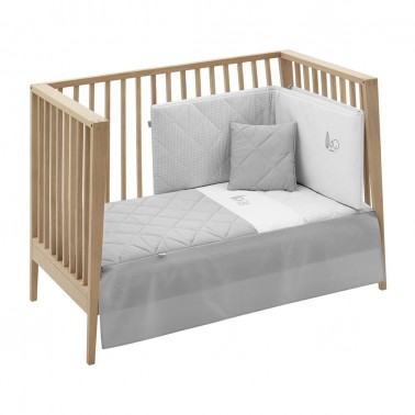 Colcha y protector Essentia Gris