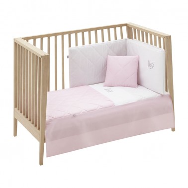 Colcha y protector Essentia Rosa