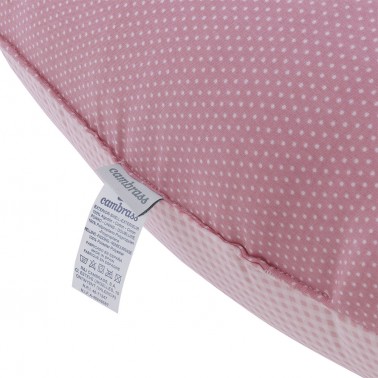 Cojin de lactancia Vichy10 Rosa