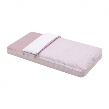 Saco cuna Vichy10 Rosa