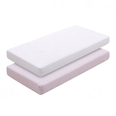 Pack sabanas bajeras Vichy10 Rosa